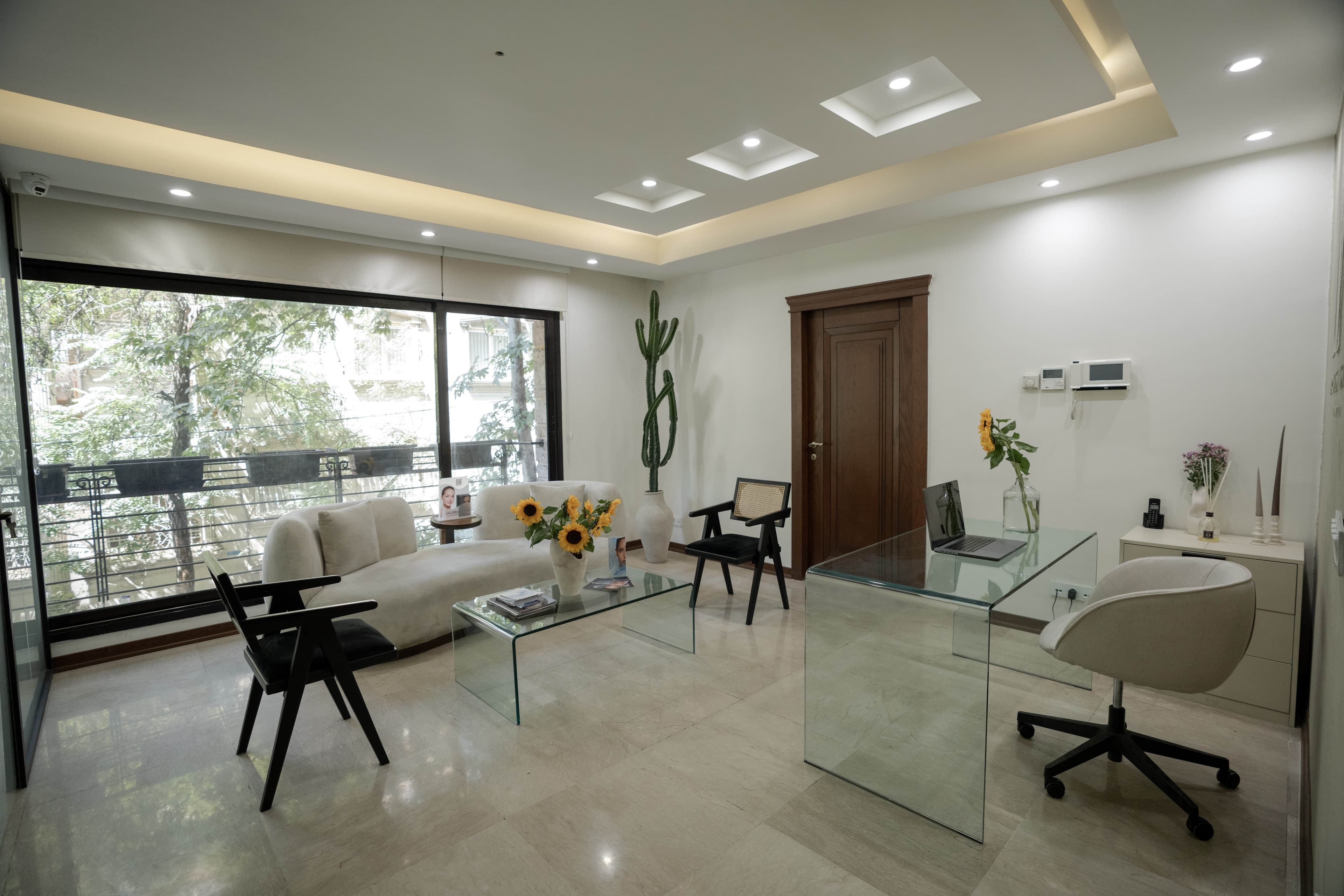 Dr. Mahsa Asadi's aesthetic dermatology clinic team and facilities